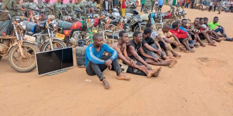 VILLE DE SA’A:  UN GANG D’AUTEURS D’AGRESSIONS ET DE BRAQUAGES DÉMANTELÉ PAR LA GENDARMERIE NATIONALE CE 1er MAI.