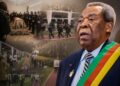 LA DÉPOUILLE DE L&rsquo;ANCIEN PRÉSIDENT DU SÉNAT MARCEL NIAT NDJIFENDJI EST ARRIVÉE CE VENDREDI À BANGANGTÉ OÙ SON INHUMATION AURA LIEU SAMEDI.
