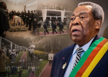 LA DÉPOUILLE DE L&rsquo;ANCIEN PRÉSIDENT DU SÉNAT MARCEL NIAT NDJIFENDJI EST ARRIVÉE CE VENDREDI À BANGANGTÉ OÙ SON INHUMATION AURA LIEU SAMEDI.