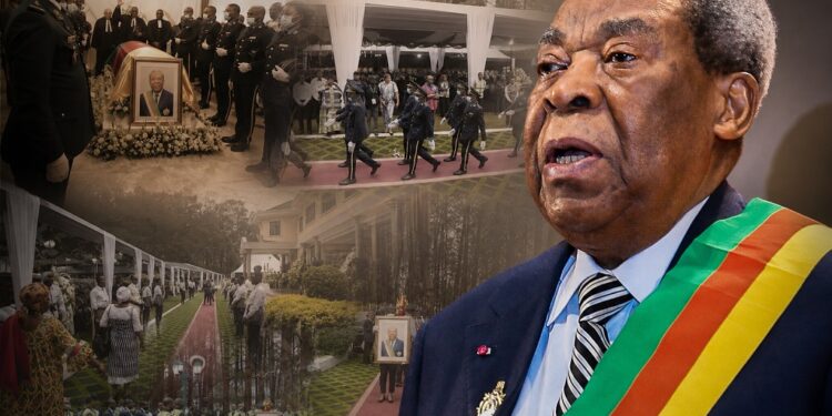 LA DÉPOUILLE DE L’ANCIEN PRÉSIDENT DU SÉNAT MARCEL NIAT NDJIFENDJI EST ARRIVÉE CE VENDREDI À BANGANGTÉ OÙ SON INHUMATION AURA LIEU SAMEDI.
