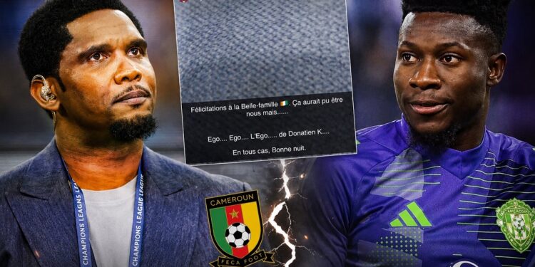 LA PIQUE CINGLANTE D’ANDRÉ ONANA CONTRE SAMUEL ETO’O APRÈS LA QUALIFICATION IVOIRIENNE