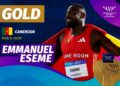 SPORT/ATHLETISME: EMMANUEL ESEME AU SOMMET DU SPRINT COMMONWEALTH