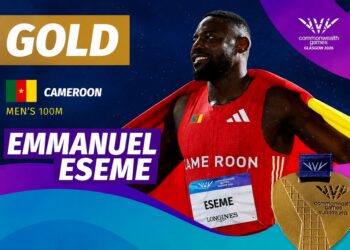 SPORT/ATHLETISME: EMMANUEL ESEME AU SOMMET DU SPRINT COMMONWEALTH