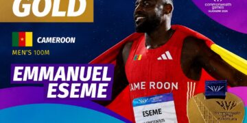 SPORT/ATHLETISME: EMMANUEL ESEME AU SOMMET DU SPRINT COMMONWEALTH
