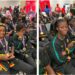 LES LIONNES INDOMPTABLES AU SIÈGE DE LA FECAFOOT APRÈS LEUR SACRE AFRICAIN