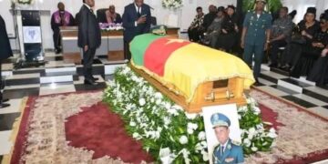 GÉNÉRAL SIMON EZO’O MVONDO: LA DÉPOUILLE MISE EN BIÈRE À YAOUNDÉ, INHUMATION PRÉVUE SAMEDI DANS LA RÉGION DU SUD