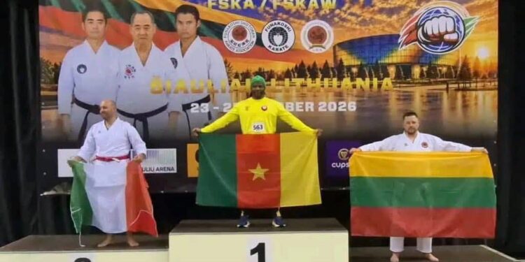 SPORT/KARATÉ: GUY ALAIN NGANGOB DÉCROCHE UN DEUXIÈME TITRE MONDIAL CONSÉCUTIF EN LITUANIE